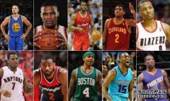 排名前10位的NBA网球运动员，罗斯9号，保罗5号，