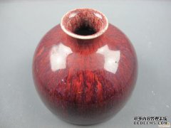 对景德镇567琅红色搪瓷烤箱进行了改装，使其包